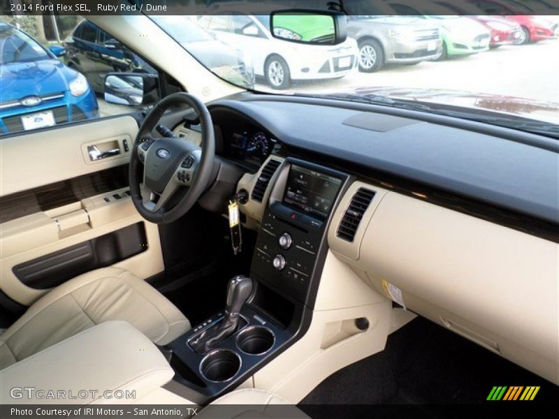 Ruby Red / Dune 2014 Ford Flex SEL