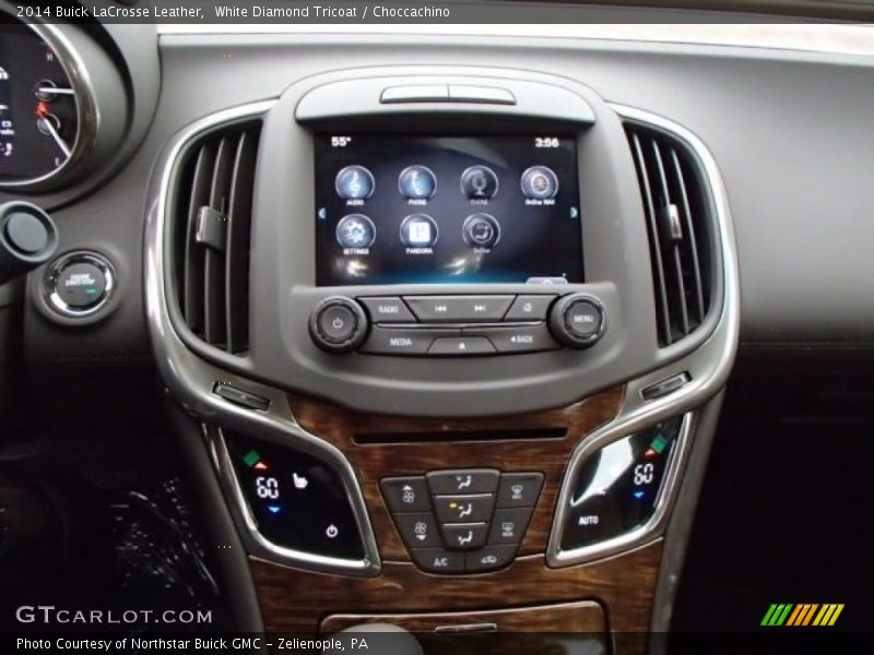 White Diamond Tricoat / Choccachino 2014 Buick LaCrosse Leather