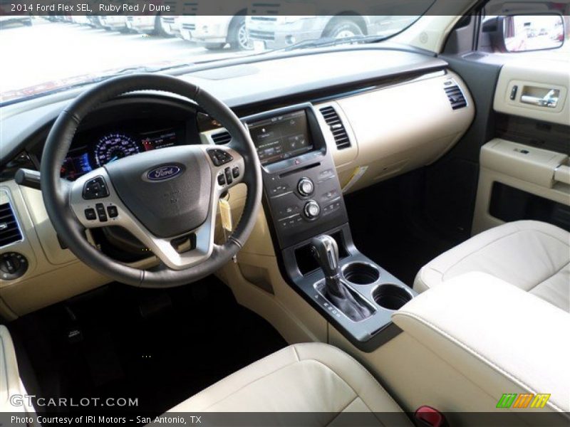 Ruby Red / Dune 2014 Ford Flex SEL