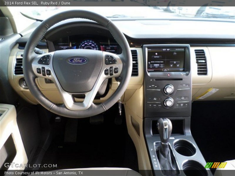 Ruby Red / Dune 2014 Ford Flex SEL