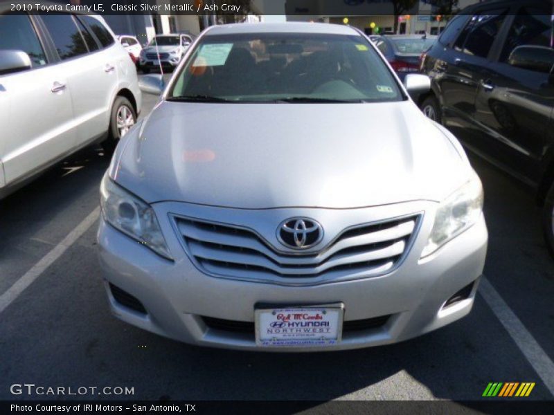 Classic Silver Metallic / Ash Gray 2010 Toyota Camry LE