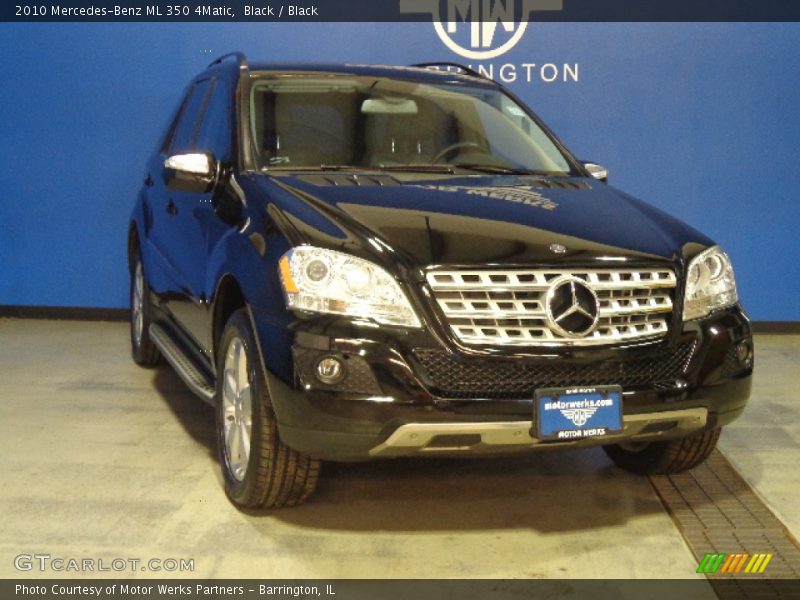 Black / Black 2010 Mercedes-Benz ML 350 4Matic