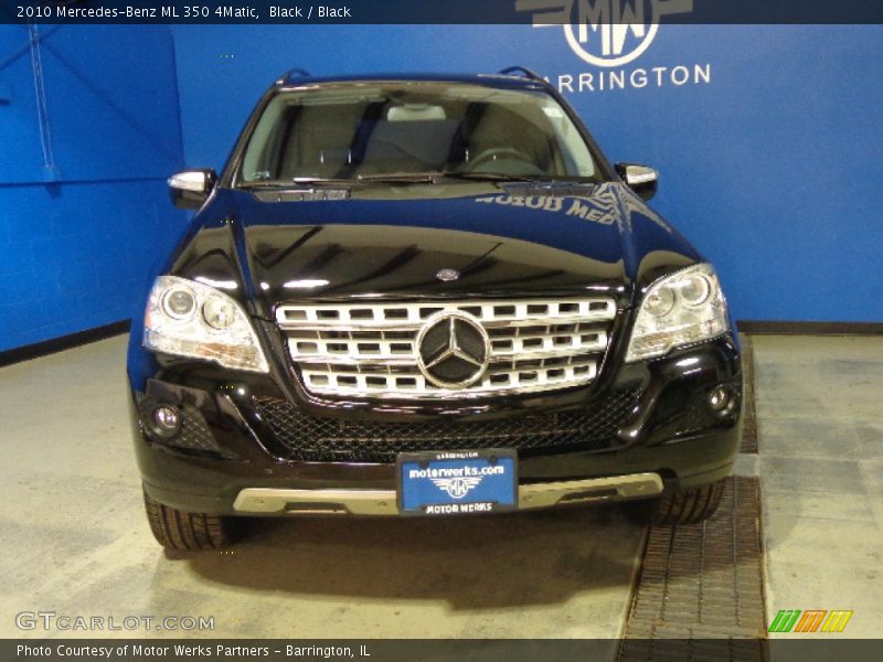 Black / Black 2010 Mercedes-Benz ML 350 4Matic