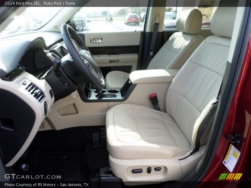 Front Seat of 2014 Flex SEL