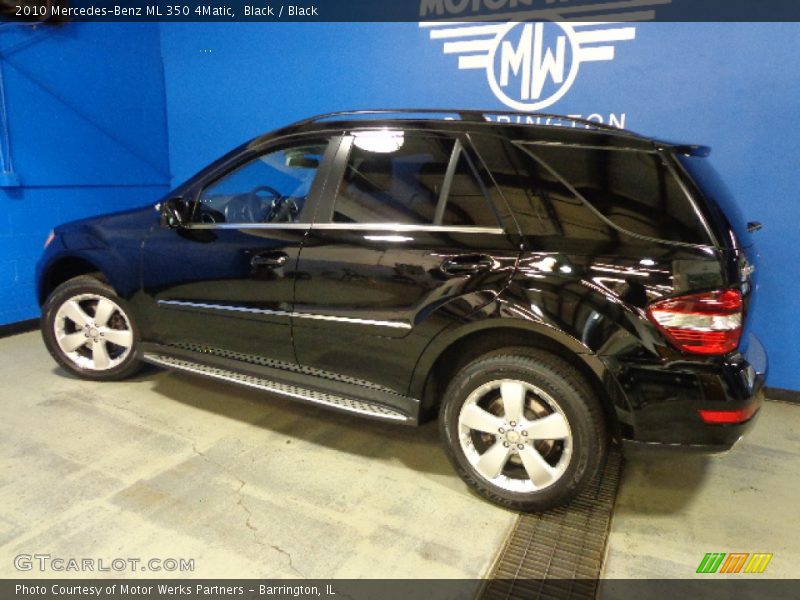 Black / Black 2010 Mercedes-Benz ML 350 4Matic