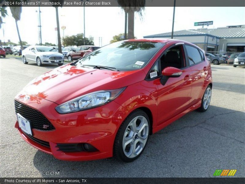 Race Red / Charcoal Black 2014 Ford Fiesta ST Hatchback