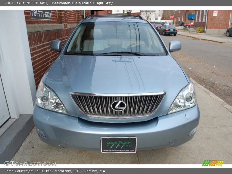Breakwater Blue Metallic / Light Gray 2004 Lexus RX 330 AWD