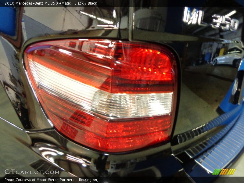 Black / Black 2010 Mercedes-Benz ML 350 4Matic