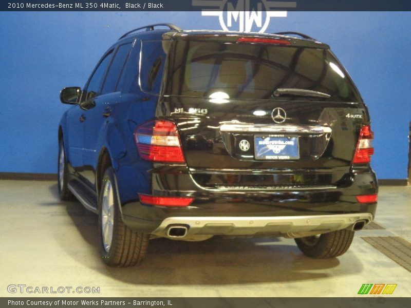 Black / Black 2010 Mercedes-Benz ML 350 4Matic