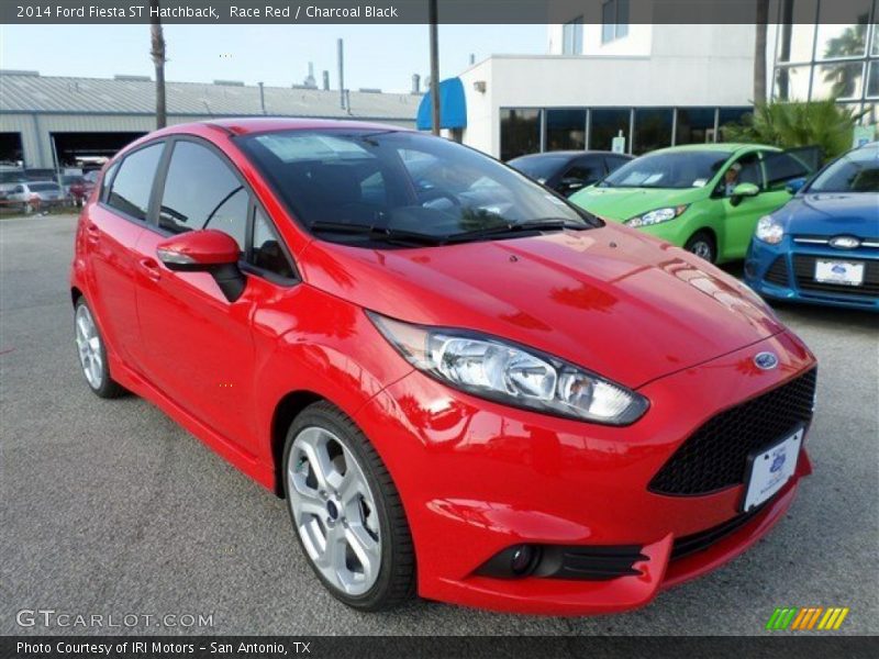 Race Red / Charcoal Black 2014 Ford Fiesta ST Hatchback