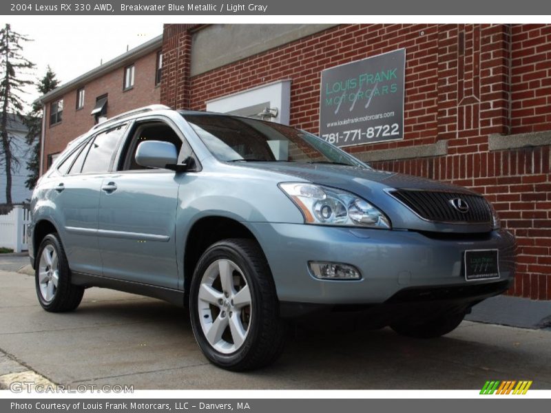 Breakwater Blue Metallic / Light Gray 2004 Lexus RX 330 AWD