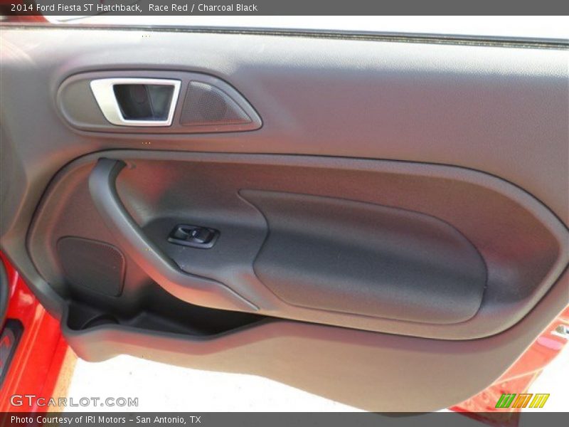 Race Red / Charcoal Black 2014 Ford Fiesta ST Hatchback