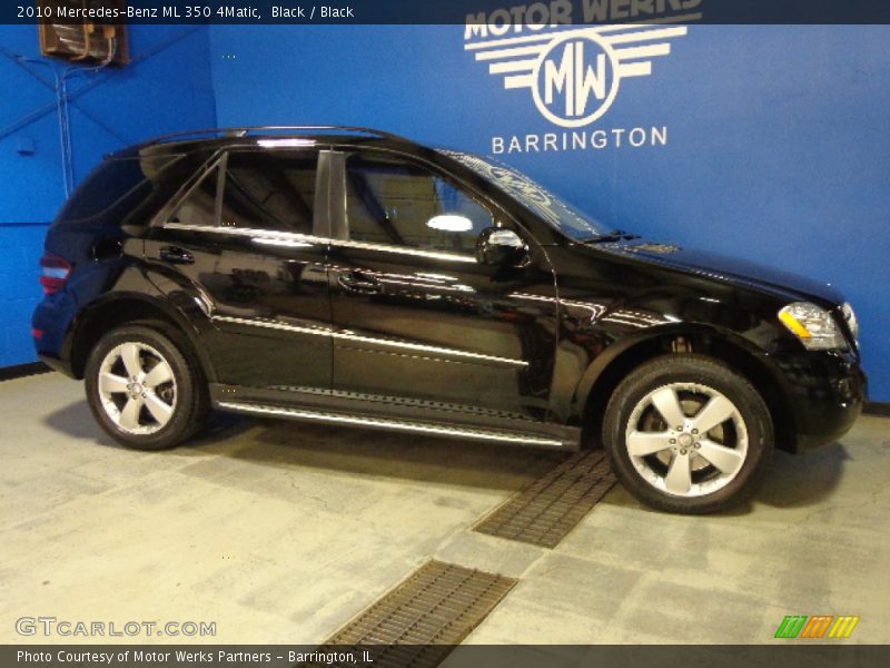 Black / Black 2010 Mercedes-Benz ML 350 4Matic