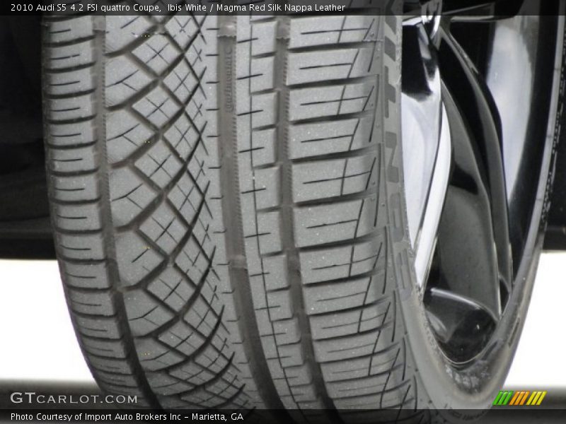 Ibis White / Magma Red Silk Nappa Leather 2010 Audi S5 4.2 FSI quattro Coupe