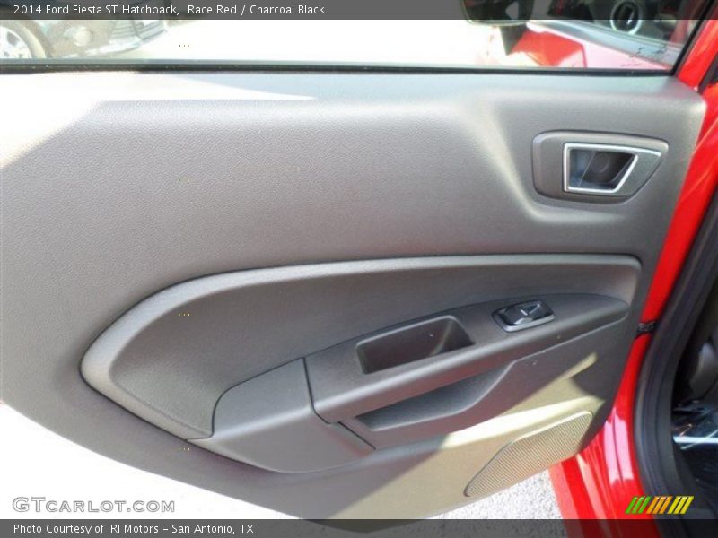 Race Red / Charcoal Black 2014 Ford Fiesta ST Hatchback