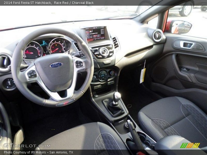 Charcoal Black Interior - 2014 Fiesta ST Hatchback 