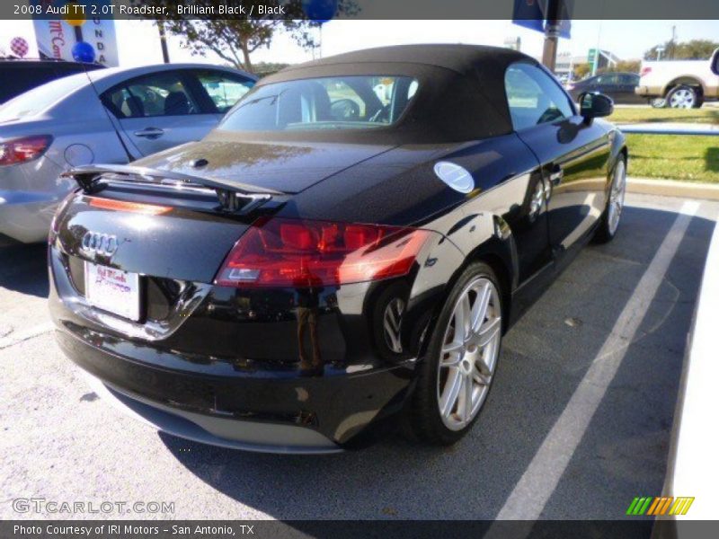 Brilliant Black / Black 2008 Audi TT 2.0T Roadster