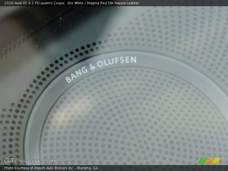 Audio System of 2010 S5 4.2 FSI quattro Coupe