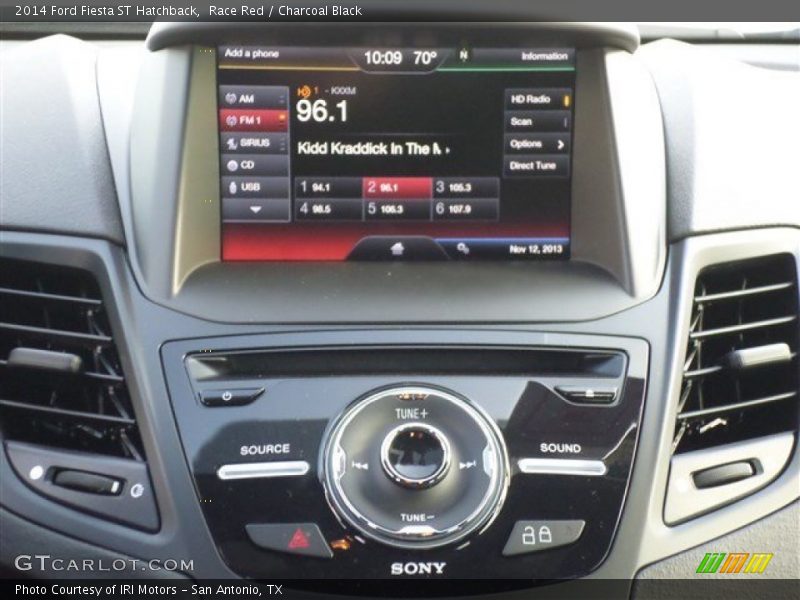 Race Red / Charcoal Black 2014 Ford Fiesta ST Hatchback