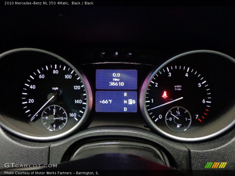 Black / Black 2010 Mercedes-Benz ML 350 4Matic