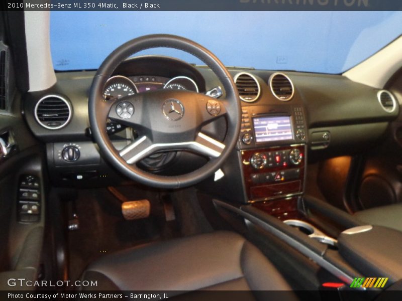 Black / Black 2010 Mercedes-Benz ML 350 4Matic