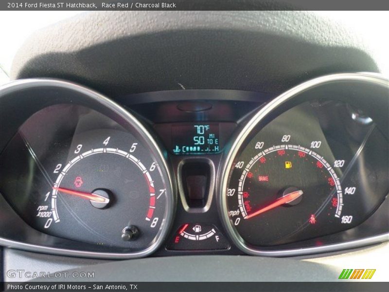 Race Red / Charcoal Black 2014 Ford Fiesta ST Hatchback
