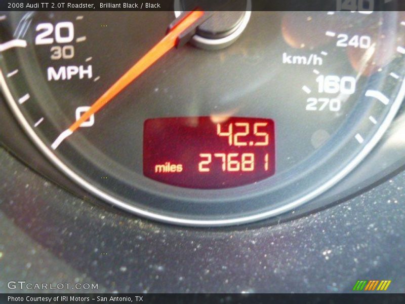 Brilliant Black / Black 2008 Audi TT 2.0T Roadster