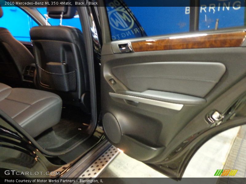 Black / Black 2010 Mercedes-Benz ML 350 4Matic