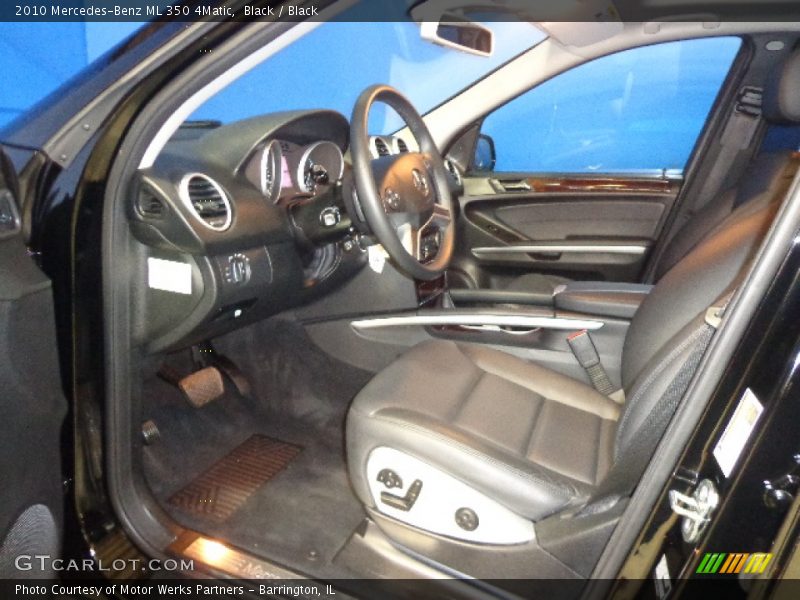 Black / Black 2010 Mercedes-Benz ML 350 4Matic