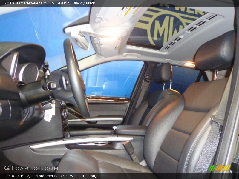 Black / Black 2010 Mercedes-Benz ML 350 4Matic