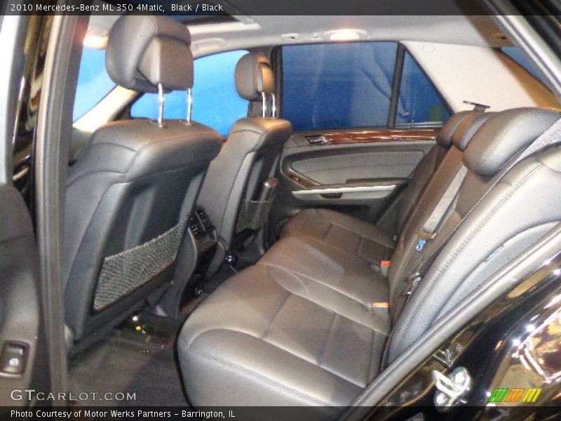 Black / Black 2010 Mercedes-Benz ML 350 4Matic