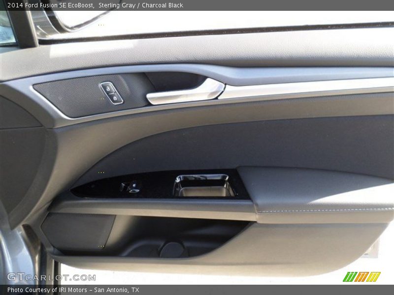 Sterling Gray / Charcoal Black 2014 Ford Fusion SE EcoBoost