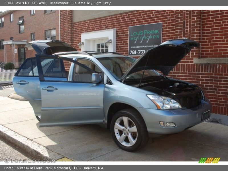 Breakwater Blue Metallic / Light Gray 2004 Lexus RX 330 AWD