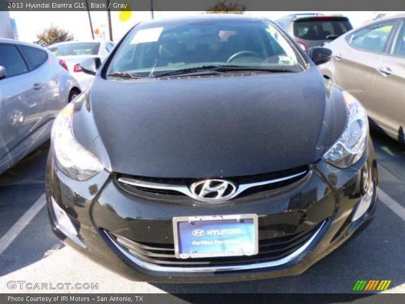 Black / Gray 2013 Hyundai Elantra GLS