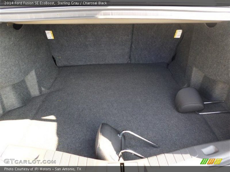 Sterling Gray / Charcoal Black 2014 Ford Fusion SE EcoBoost