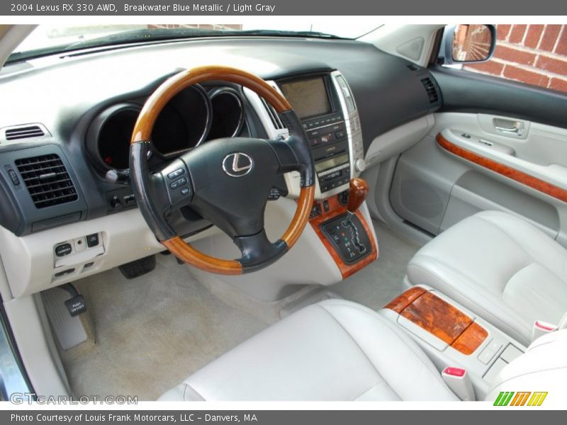 Breakwater Blue Metallic / Light Gray 2004 Lexus RX 330 AWD