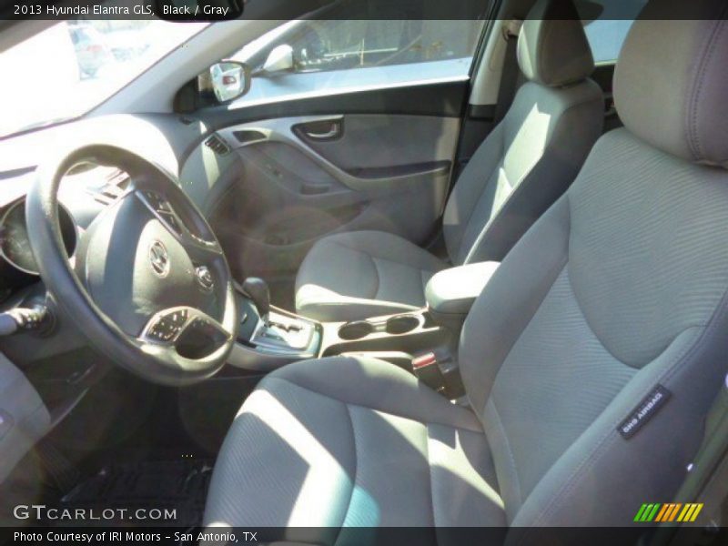 Black / Gray 2013 Hyundai Elantra GLS