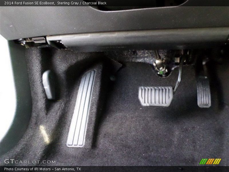 Sterling Gray / Charcoal Black 2014 Ford Fusion SE EcoBoost