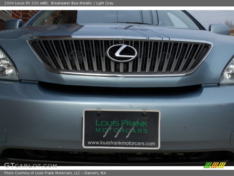 Breakwater Blue Metallic / Light Gray 2004 Lexus RX 330 AWD