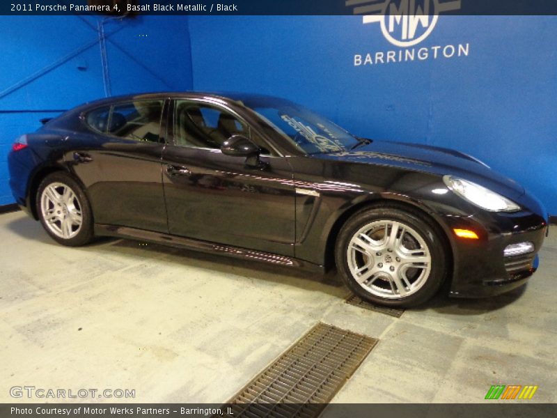 Basalt Black Metallic / Black 2011 Porsche Panamera 4