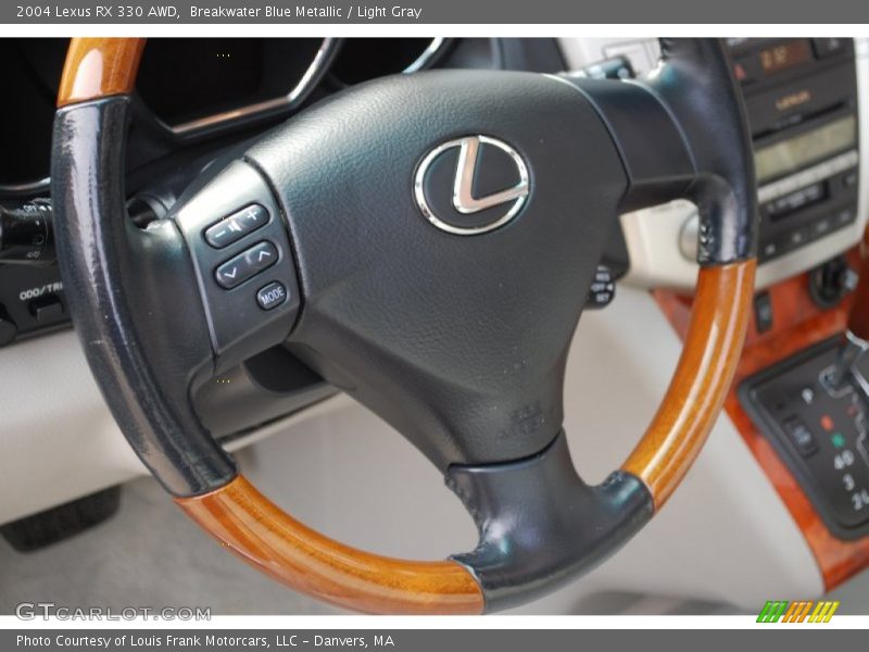 Breakwater Blue Metallic / Light Gray 2004 Lexus RX 330 AWD