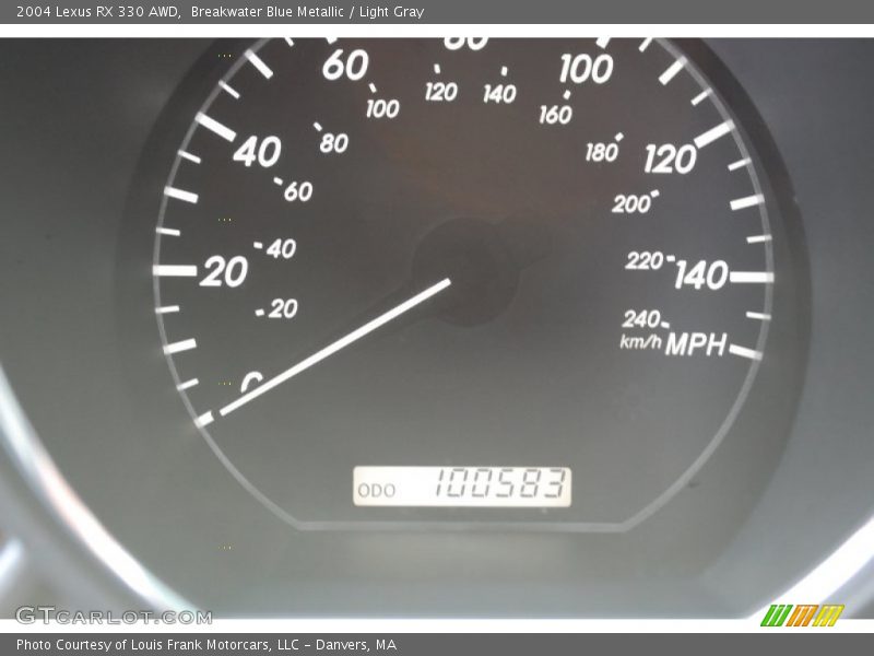 Breakwater Blue Metallic / Light Gray 2004 Lexus RX 330 AWD
