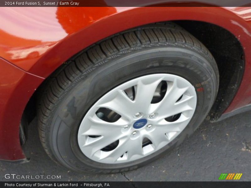 Sunset / Earth Gray 2014 Ford Fusion S