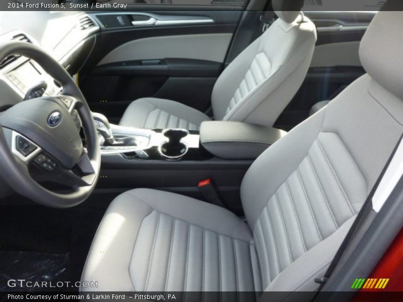 Sunset / Earth Gray 2014 Ford Fusion S