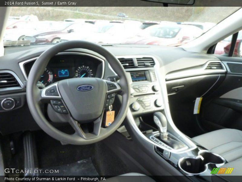 Sunset / Earth Gray 2014 Ford Fusion S
