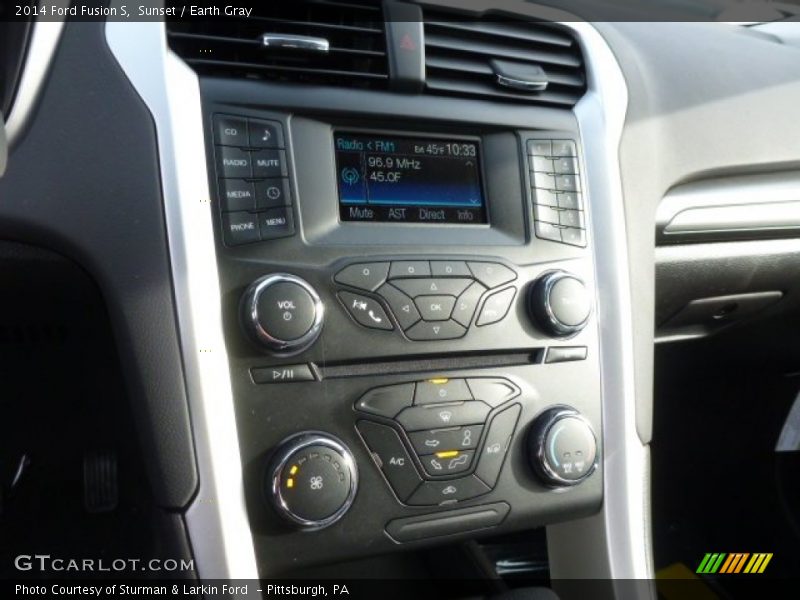 Sunset / Earth Gray 2014 Ford Fusion S