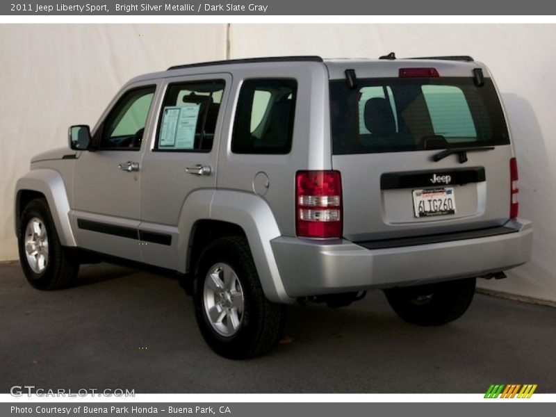 Bright Silver Metallic / Dark Slate Gray 2011 Jeep Liberty Sport