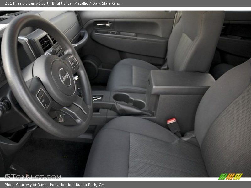 Bright Silver Metallic / Dark Slate Gray 2011 Jeep Liberty Sport