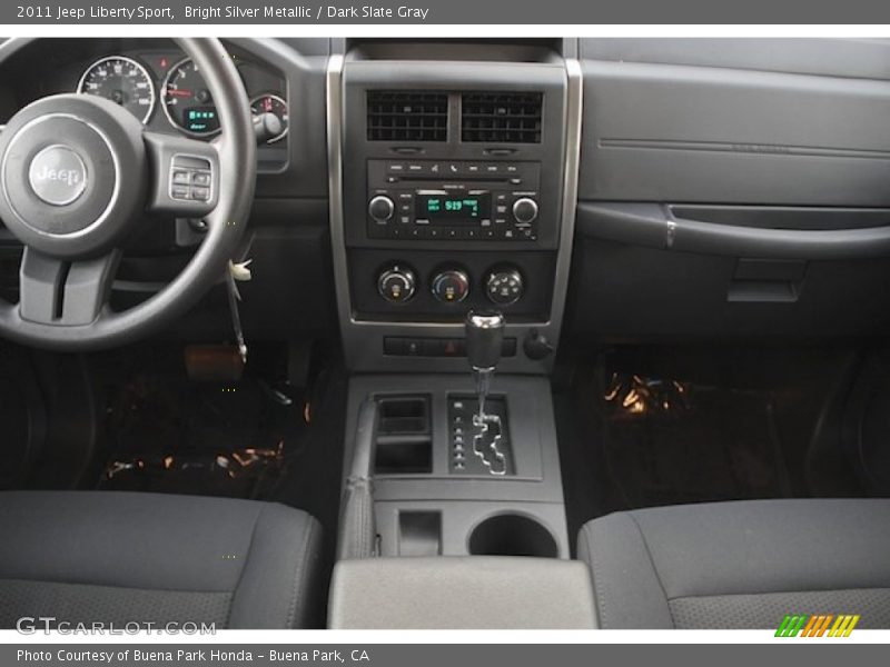 Bright Silver Metallic / Dark Slate Gray 2011 Jeep Liberty Sport