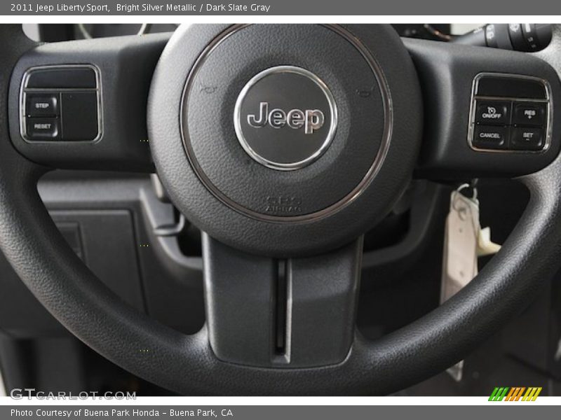 Bright Silver Metallic / Dark Slate Gray 2011 Jeep Liberty Sport